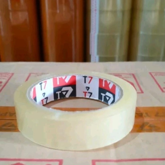 

Lakban Bening 1 Inch 24mm x 90Yard Clear Tape Isolasi Selotip Opp Selasiban Murah