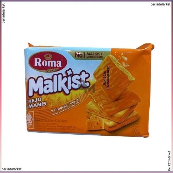 

ROMA MALKIST KEJU MANIS 90 GR BISKUIT