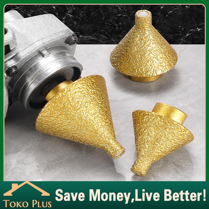 Mata CNC Router Diamond Chamfer Profil Batu Granit Marmer Nisan Kaca / Mata Profil Keramik Granit Bu