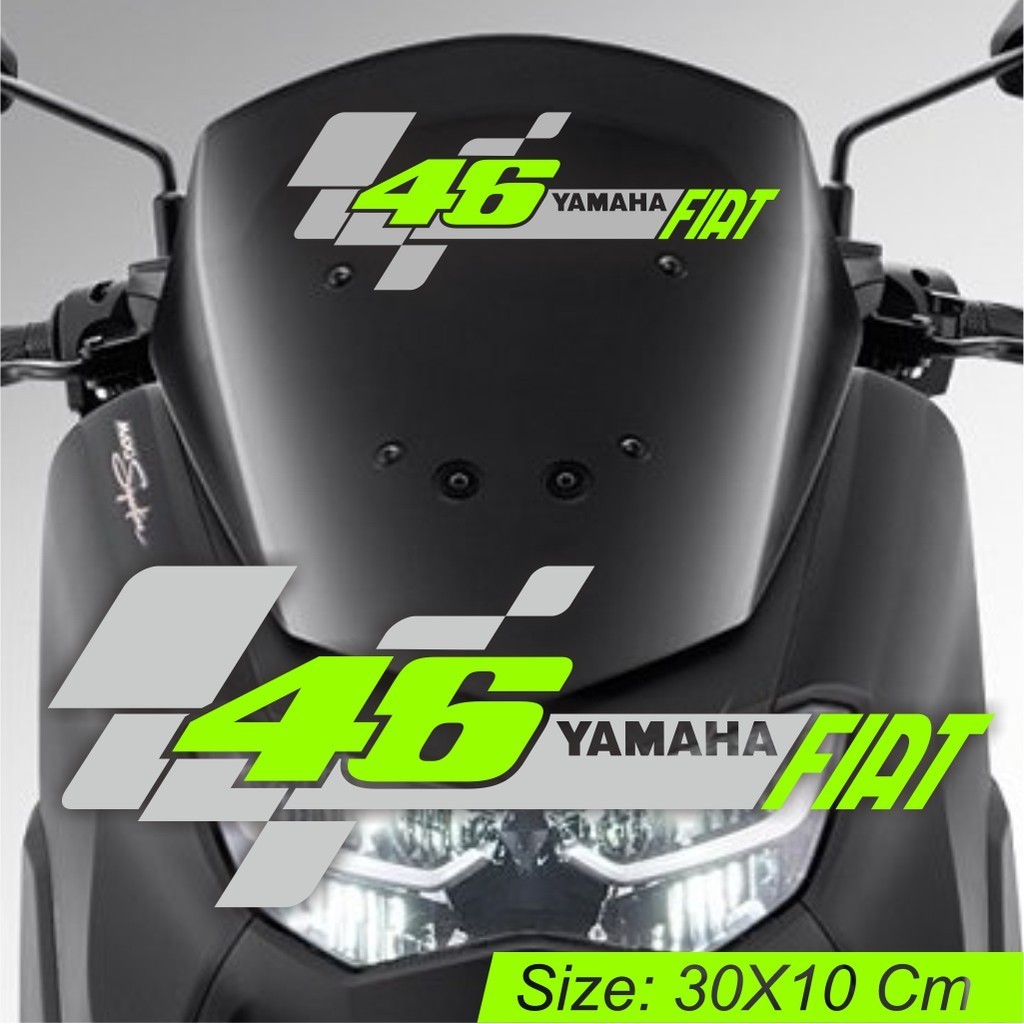 Sticker cutting yamaha fiat 46