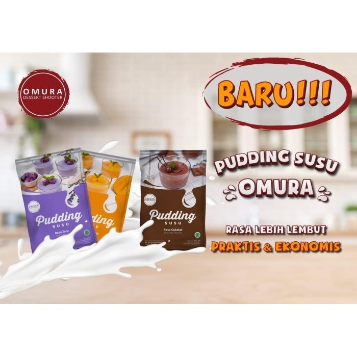 

TERJUAL Omura Pudding Susu Aneka Rasa ( Chocolate, Taro, Mangga )