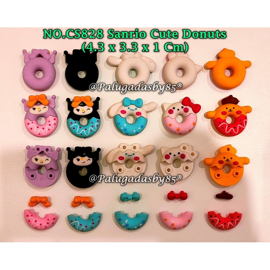 

(1 Set Isi 4 Biji) Penghapus Sanrio CS828 Cute Donuts / Penghapus Sanrio Viral / GXIMP NO.CS828