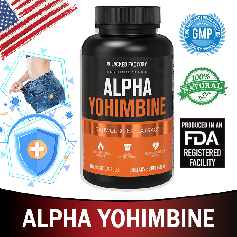 A Yohimbe Supplement, Promotes Better Absorption, Supports Energy Production, 120 Capsules
