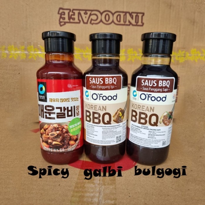 

Daesang Chung Jung One Beef Galbi / Bulgogi / Spicy Galbi BBQ Sauce