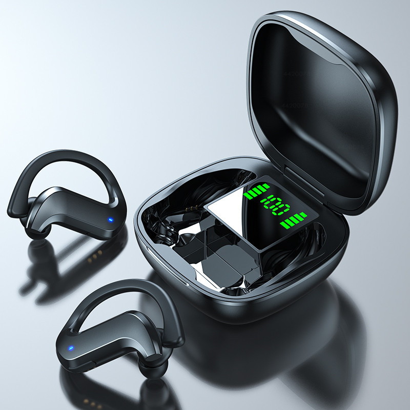 MD03 TWS Bluetooth 5.0 Earphones Wireless Headphone Bone Conduction 9D HiFi Stereo Sport Handsfree w