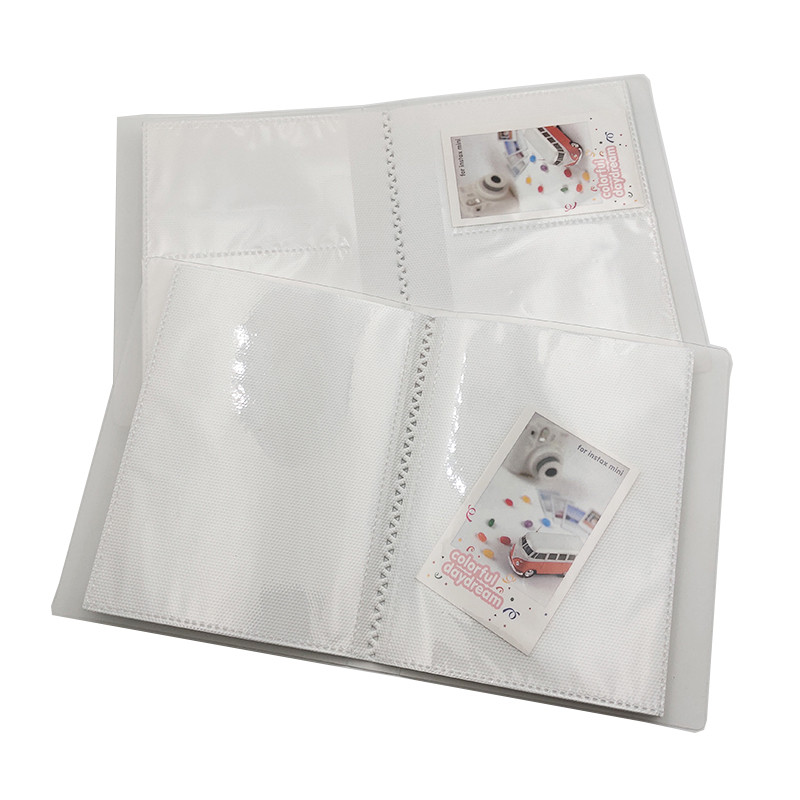 

3/5 inch Transparent Holds 40/80 Pockets Photos Instax Album for Mini Instax & Name Card Photo Movie