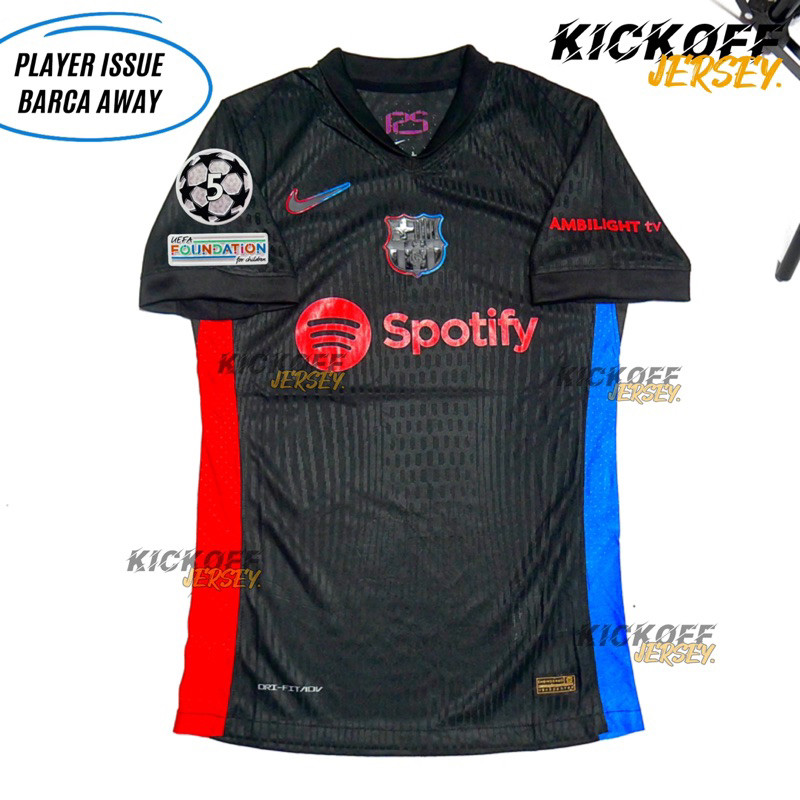 AQ65YH (PLAYER ISSUE) JERSEY BOLA BARCA AWAY PLAYER ISSUE PI 2024 2025