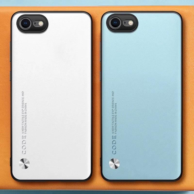 New Phone case iPhone 6 6S 7 8 Plus Carbon Fibre Leather Silicone Full Protection Casing For iPhone 