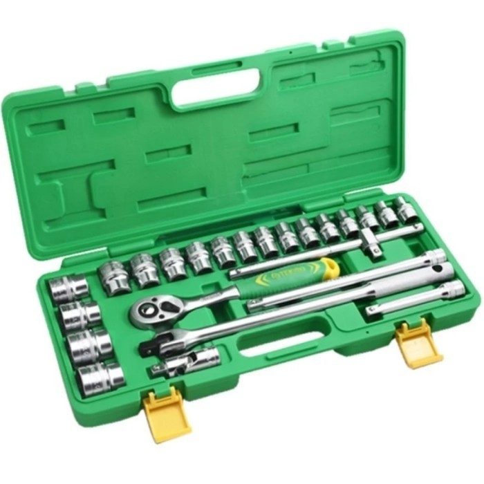 Kunci Sok Tekiro 24 pcs Box Metal / Box Besi Original High Quality