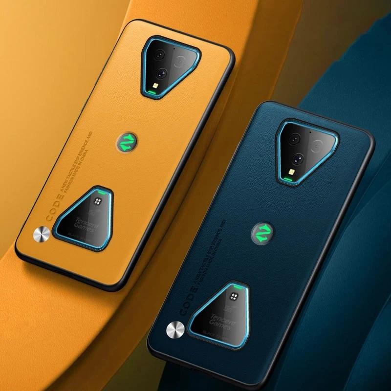 New Phone case Xiaomi Black Shark 3 Pro Carbon Fibre Leather Silicone Protection Casing For BlackSha