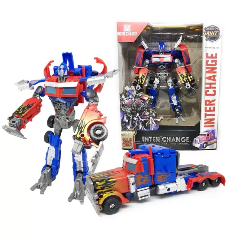 (BISA COD) MAINAN ANAK TRANSFORMING ROBOT INTERCHANGE / mainan robot transformer interchange robot t