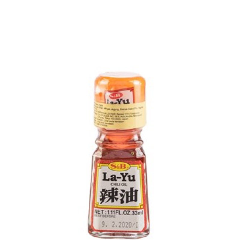 

S&B La-Yu Chili Oil Minyak Cabe 33 mL