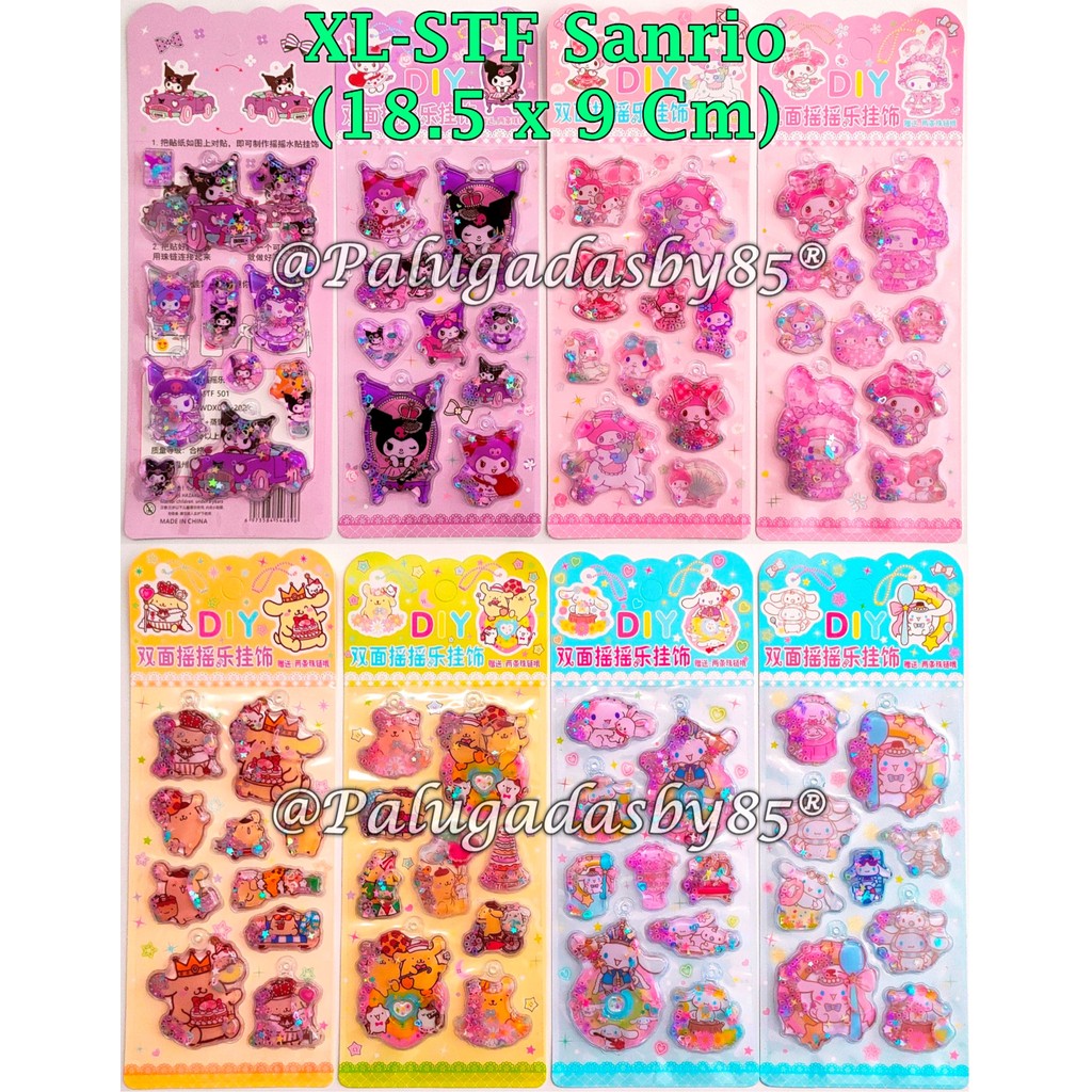 

(1 Set) Sticker Sanrio Timbul Air 18.5 x 9 Cm / Sticker Viral Sanrio / Sticker GXIMP XL-STF Sanrio