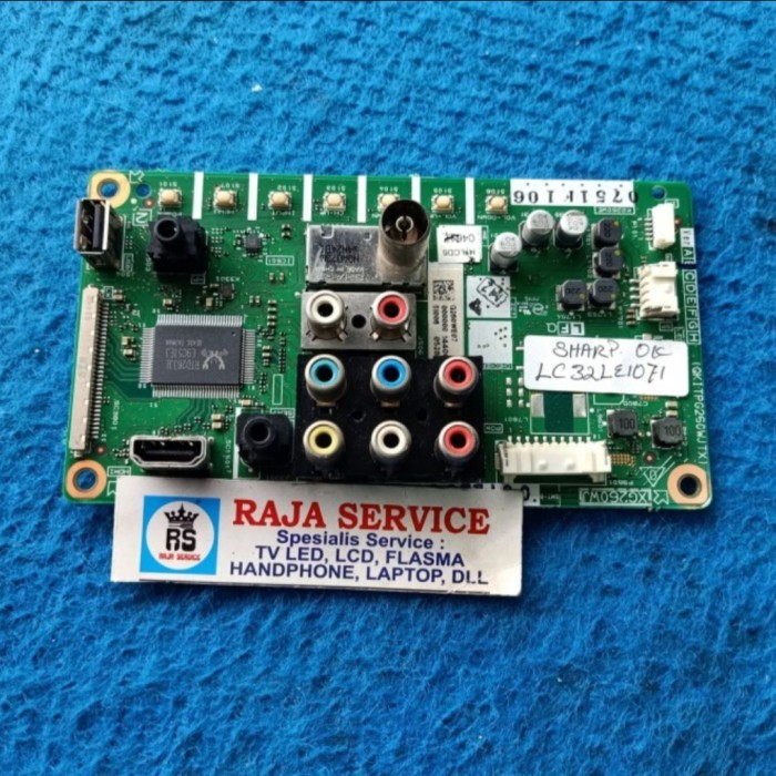 mb tv led sharp LC32LE1071-LC 32LE1071 mainboard mesin board modul - second -AD87