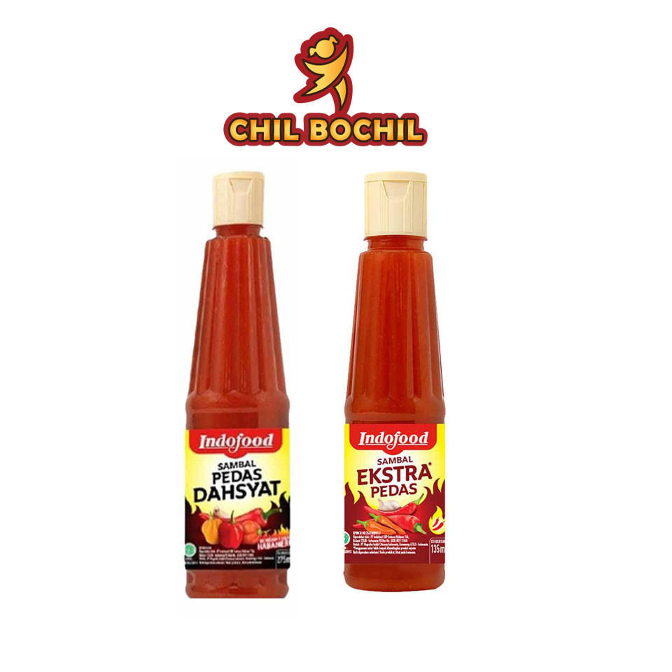 

INDOFOOD SAUS SAMBAL 135ML - VARIAN - CHIL BOCHIL