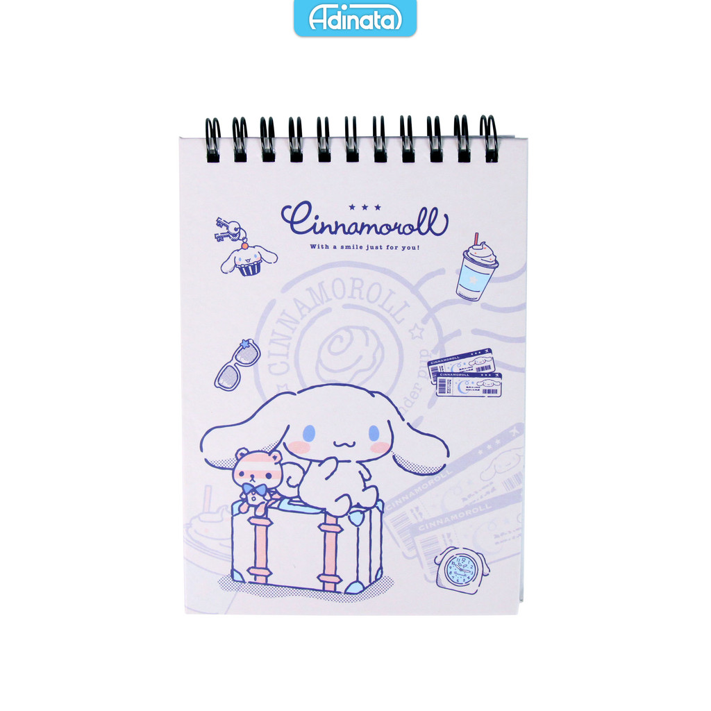 

Cinnamoroll A6 Memo Spiral Notebook 2417-4363 - Adinata / Buku Catatan / Memo