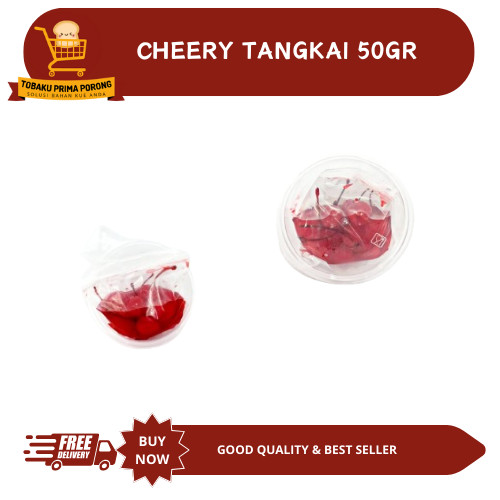 

CHERRY REPACK 50 GRAM / buah cherry tangkai / hiasan kue