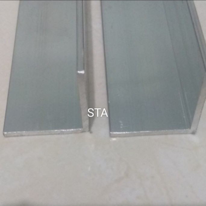 siku alumunium tebal 4,5mm x 76mmx76mm x panjang 1meter