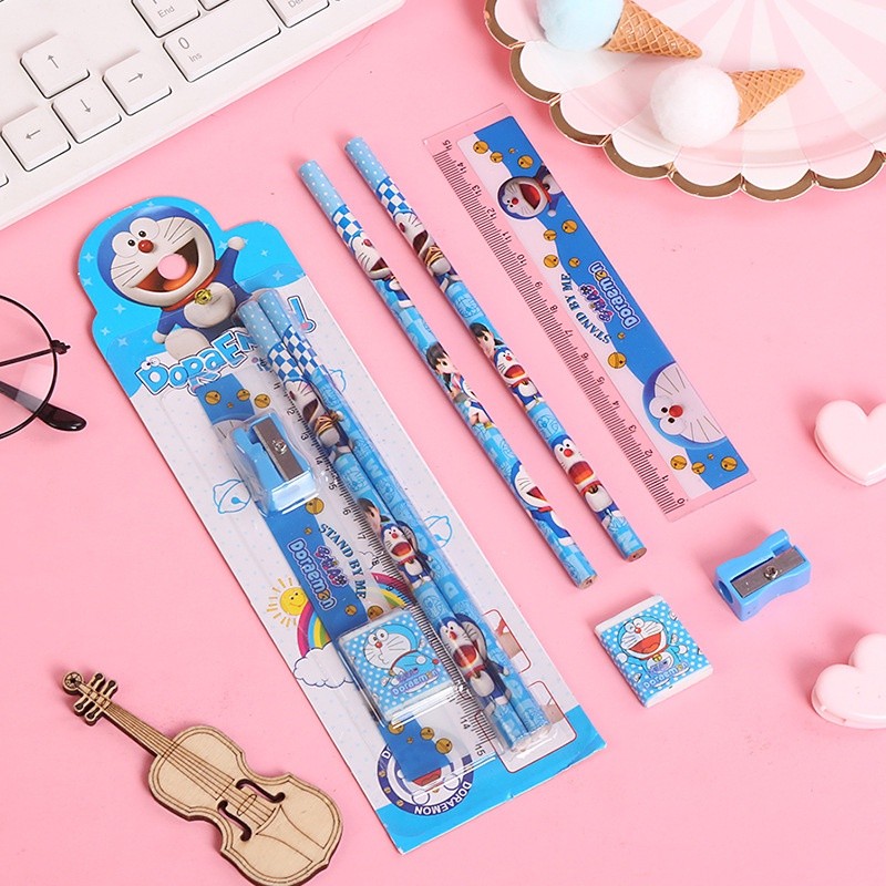 

Stationery Set 5 in 1 Alat Tulis Anak Sekolah / Set Alat Tulis Anak Karakter Lucu / Pensil Set Karakter 5in1 Kartun