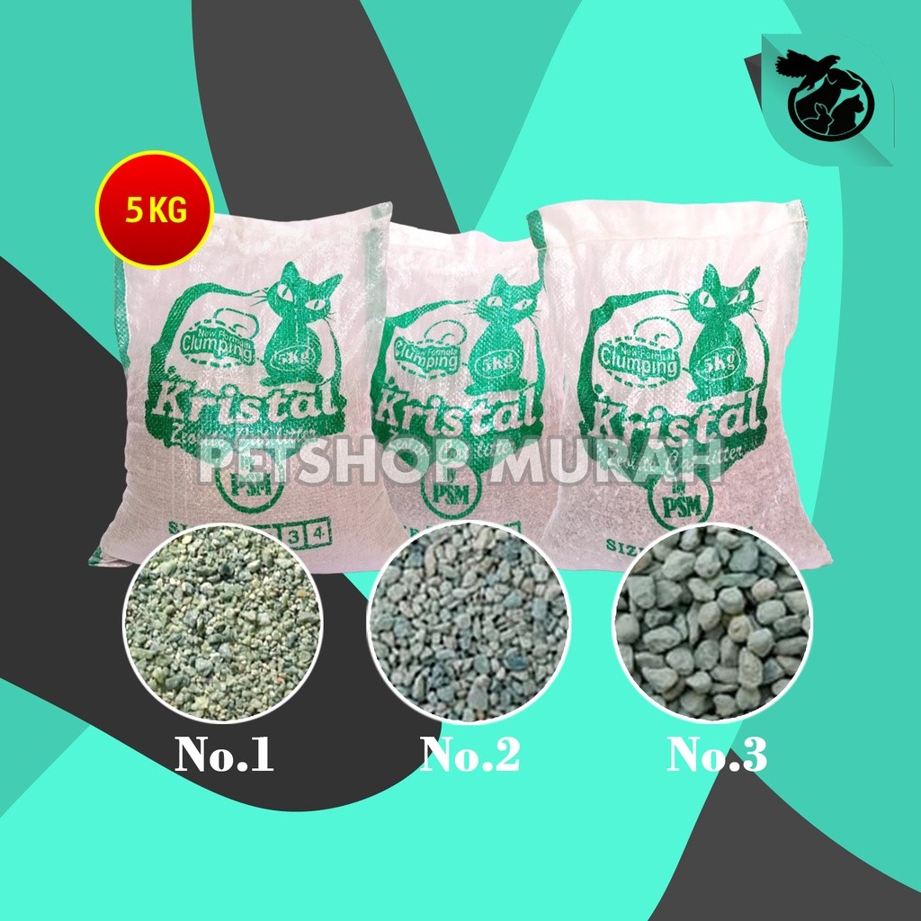 Pasir Kucing Hamster Zeolit zeolite 5 KG - NO.1 HALUS