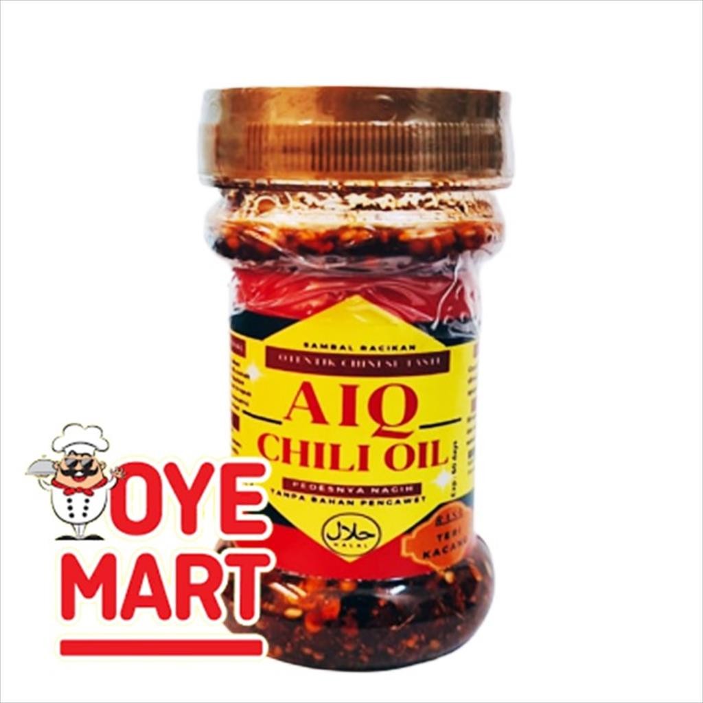 

AIQ CHILI OIL RASA TERI KACANG 150ML / MINYAK CABAI HALAL