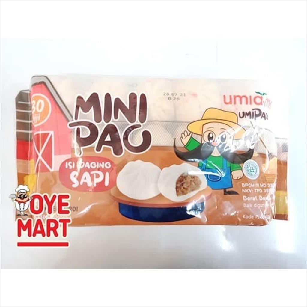 

UMIAMI MINIPAO RASA DAGING SAPI 480GR ISI 30 BAPAU MINI/DONAT MINI
