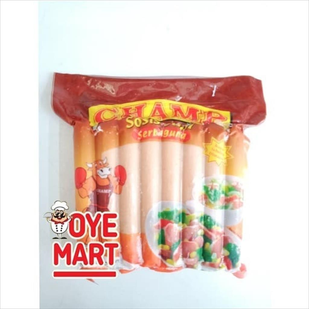 

CHAMP BEEF SAUSAGES SERBAGUNA (375GR) / SOSIS SAPI