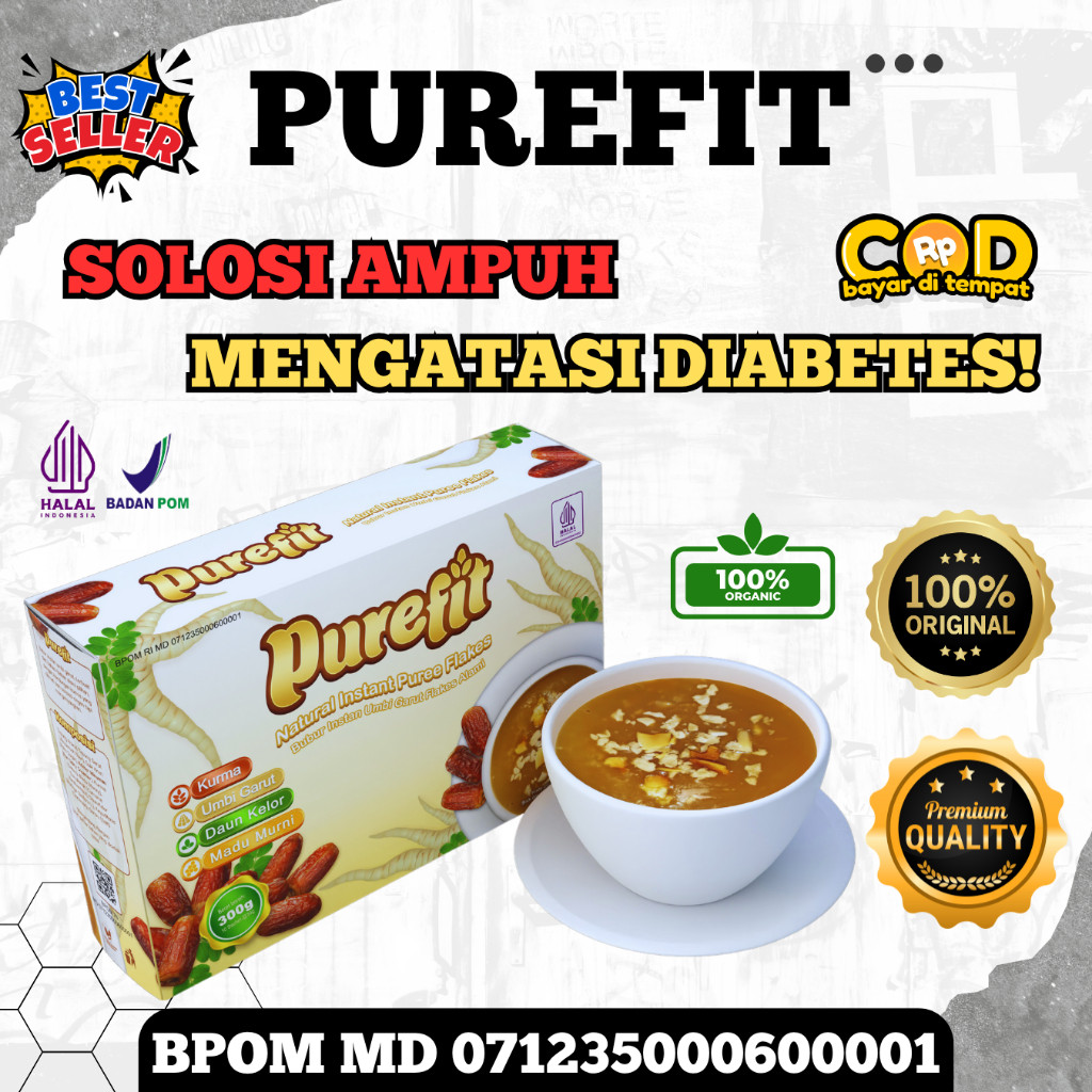

PUREFIT Sereal Umbi Garut Herbal Paling Ampuh Atasi Diabetes Solusi Sehat Untuk Menyembuhkan Asam Lambung