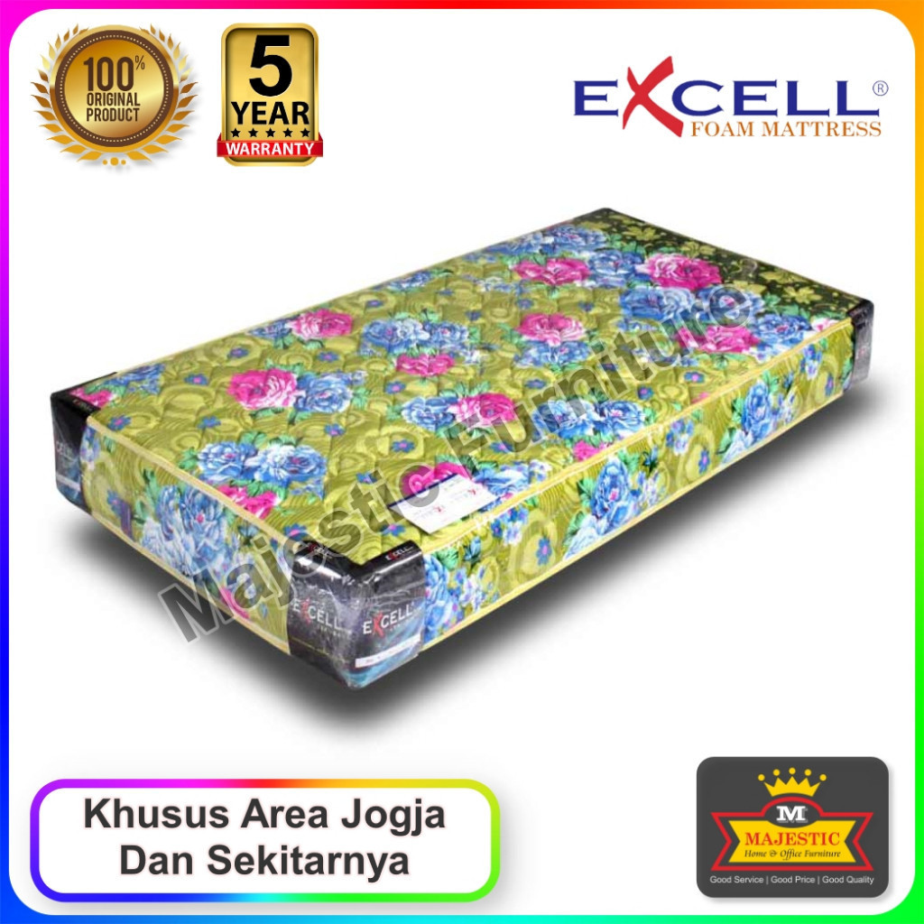 Kasur Busa Excell Standard Quilting - 90/100/120/140/160/180 - Tebel 18cm - Jogja