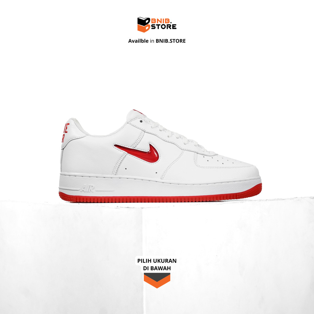 Sepatu Sneaker Pria N I K E Air Force 1 Low Retro Jewel University Red [FN5924 101]