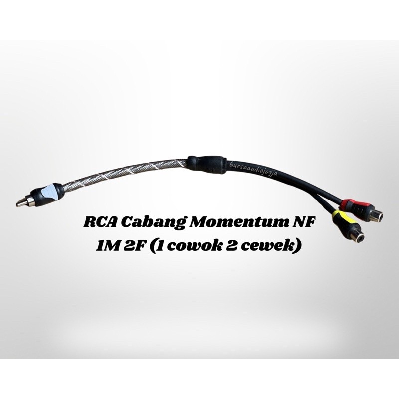 Kabel RCA Cabang Momentum NF 1 cewek 2 cowok RCA 1 Female 2 male