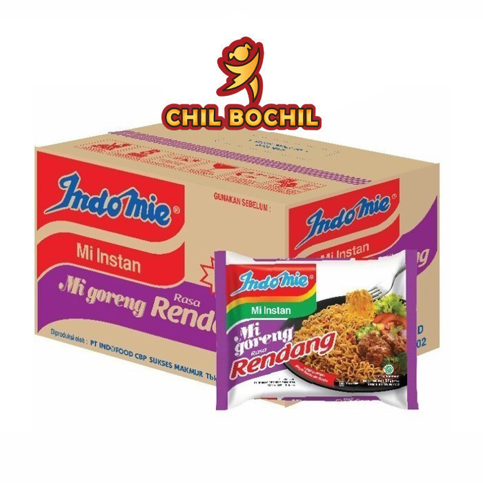 

[INSTANT] INDOMIE RENDANG GORENG ISI 40 PCS - 1 DUS - CHIL BOCHIL