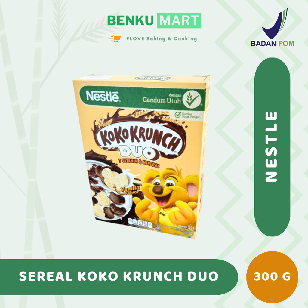 

Nestle KOKO KRUNCH DUO Cereal Box 300g | Sereal Sarapan