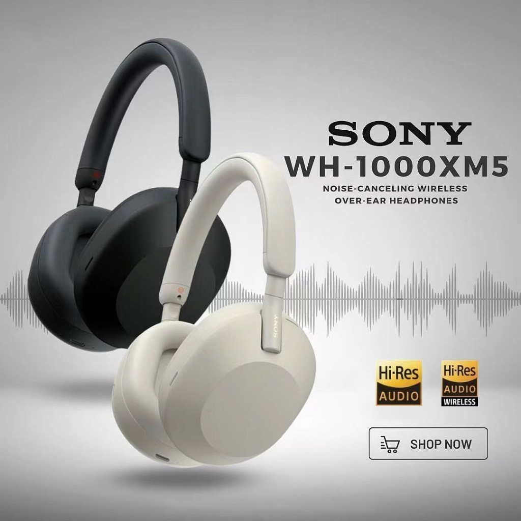 NEW [100% Ori] Sony Headset / Sony WH-1000XM5 Headphones Wireless Noise Canceling Premium Subwoofer 