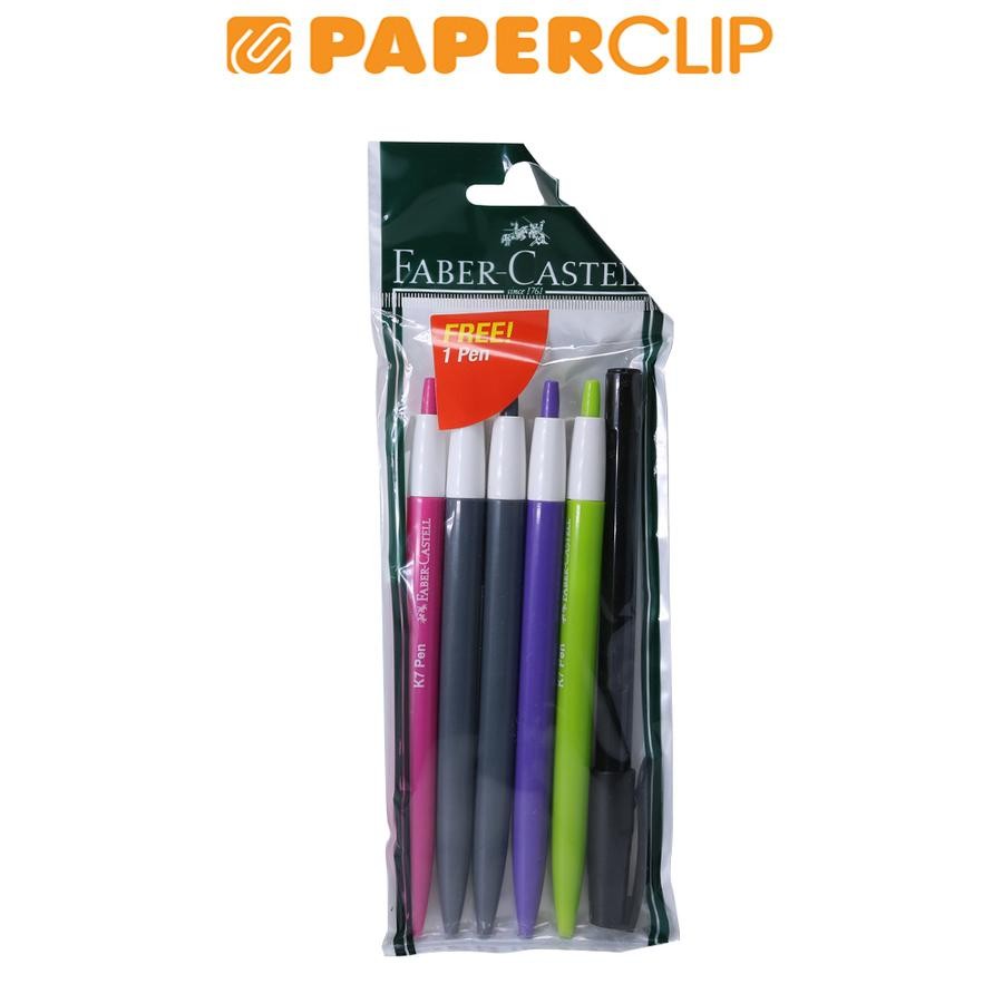

BALLPOINT FABER CASTELL K7 140105P SET 5