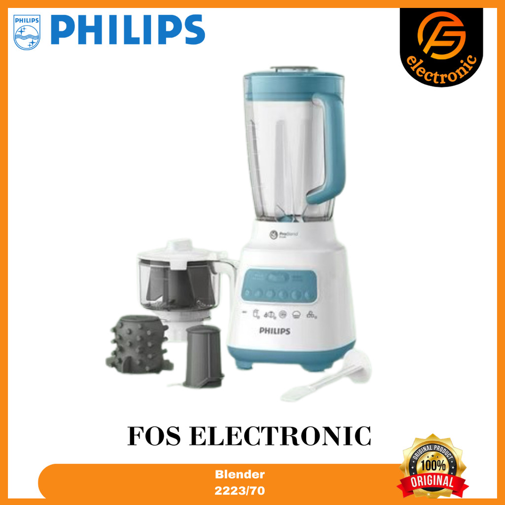 ￼Blender Philips HR2223/70 HR 2223 /70 2223/70 Sambel Maker Plastik + Chooper daging + Kupas bawang