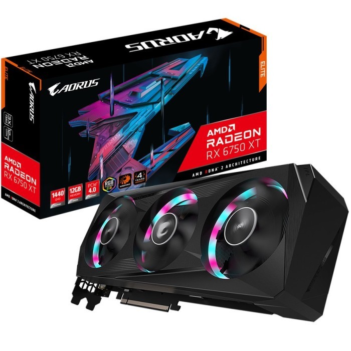 GIGABYTE RX 6750 XT AORUS ELITE 12GB GDDR6