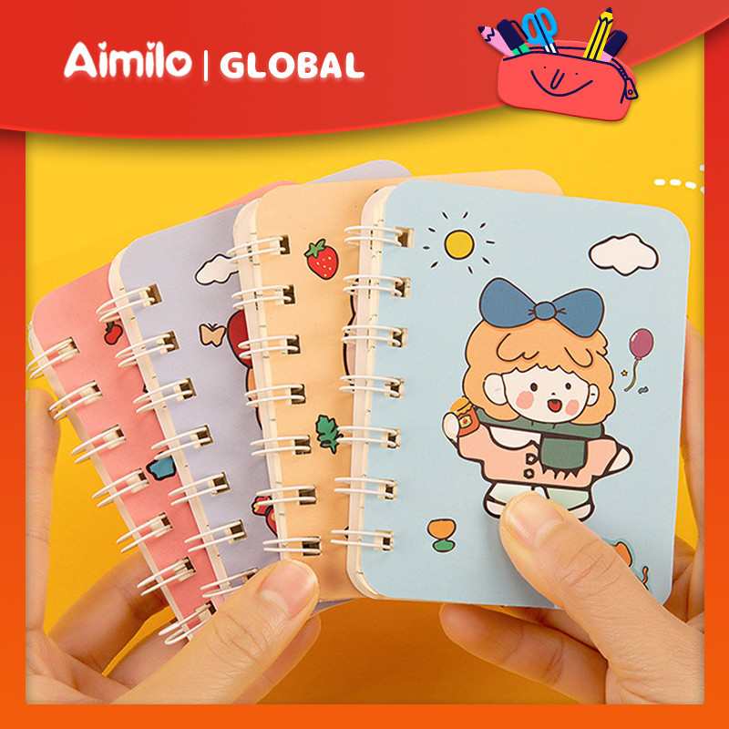 

Notebook Mini A7 Lucu Buku Tulis Sekolah Book Kecil 80 Lembar Kartun Stationery Alat Tulis Perlengkapan Sekolah