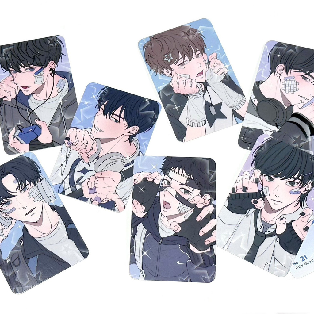 

7 pcs Korean manhwa Garbage Time Lomo Card Mini Postcard Photo Cards Fans Collection Photocards Gift
