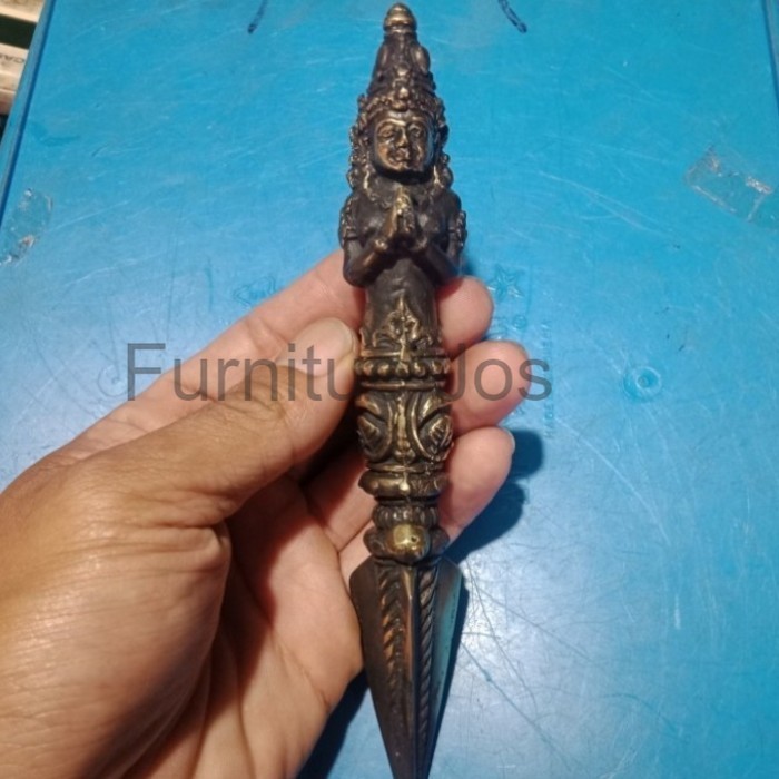Paku Pasak Bumi Model Ratu Blorong Antik Bahan Kuningan Model Klasik FJ34234