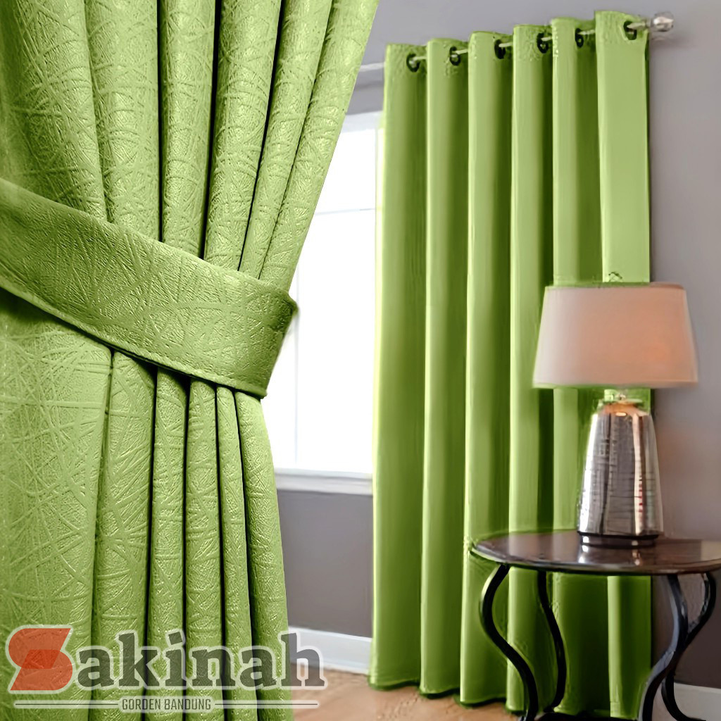SAKINAH Gorden jendela panjang pintu kamar tidur aesthetic minimalis