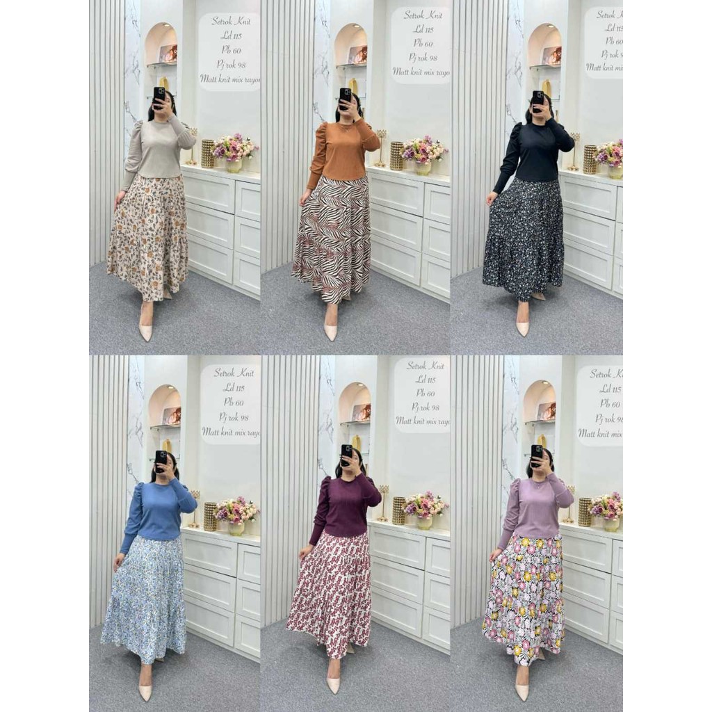 SETROK KNIT BY ANNISA FASHION