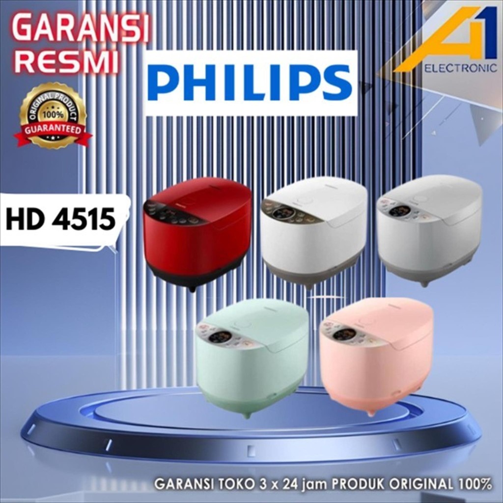 PHILIPS Rice Cooker HD4515/33 HD 4515 / HD4515 Fuzzy Logic 1.8 L