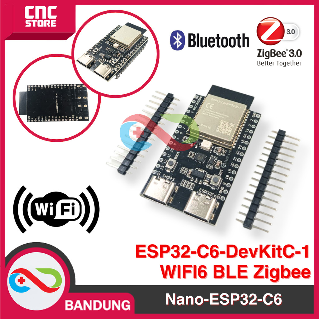 NANO-ESP32-C6 CORE BOARD ESP32-C6-DEVKITC-1 WIFI6 BLE ZIGBEE N16 N8