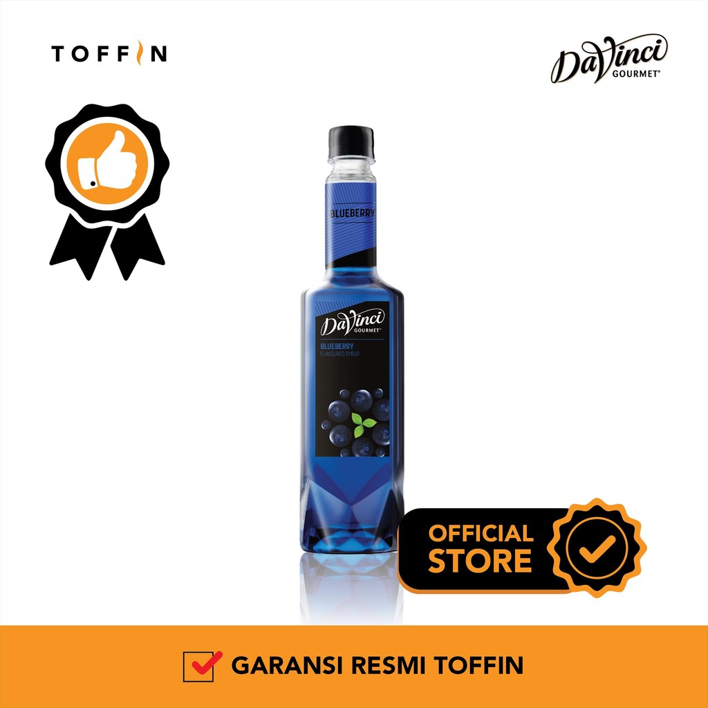 

Davinci Syrup Blueberry 750ML - Sirup Rasa Buah Blueberry