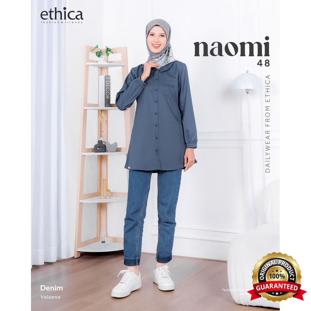 SabilaMall - Atasan Tunik Baju Wanita Dewasa Naomi 48 by Ethica