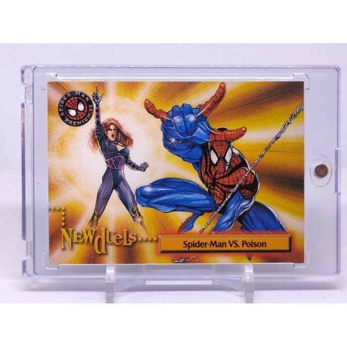 ORIGINAL Kartu Skybox Marvel Spider Man Spiderman vs Poison VERY RARE