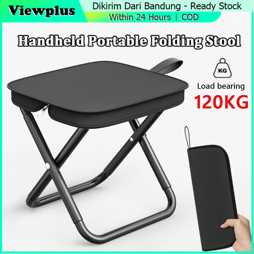 TrailTop Kursi Lipat Outdoor Bangku Lipat Portable Beban Berat 120kg Kursi Mancing Lipat / Kursi Lip