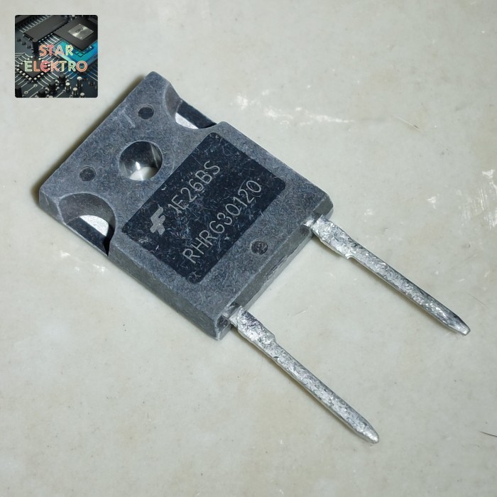 RHRG30120 To-247 Hyper Fast Diode 30A 1200V Silicon Junction 2Pin RHRG 30120 Dioda Transistor