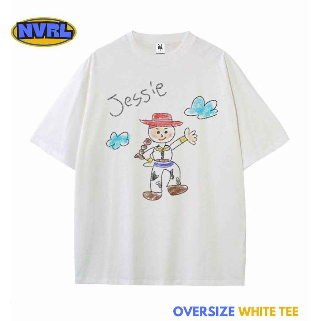 Kaos oversize toy story jessie vintage tee